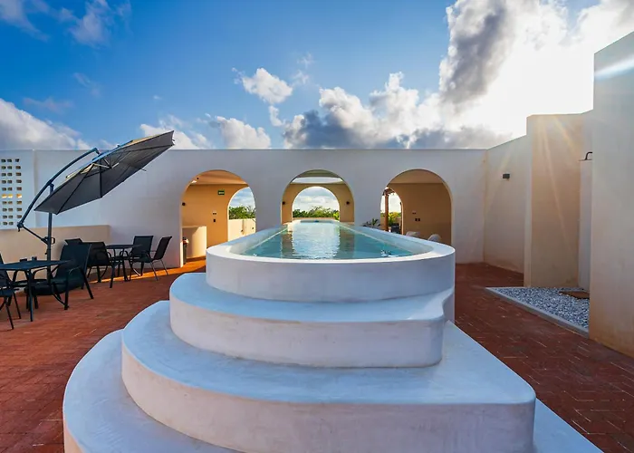 Aparthotel Tierra - Pool & Roof Panoramic